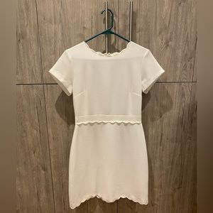 Club Monaco Mini Dress - Scalloped Edge